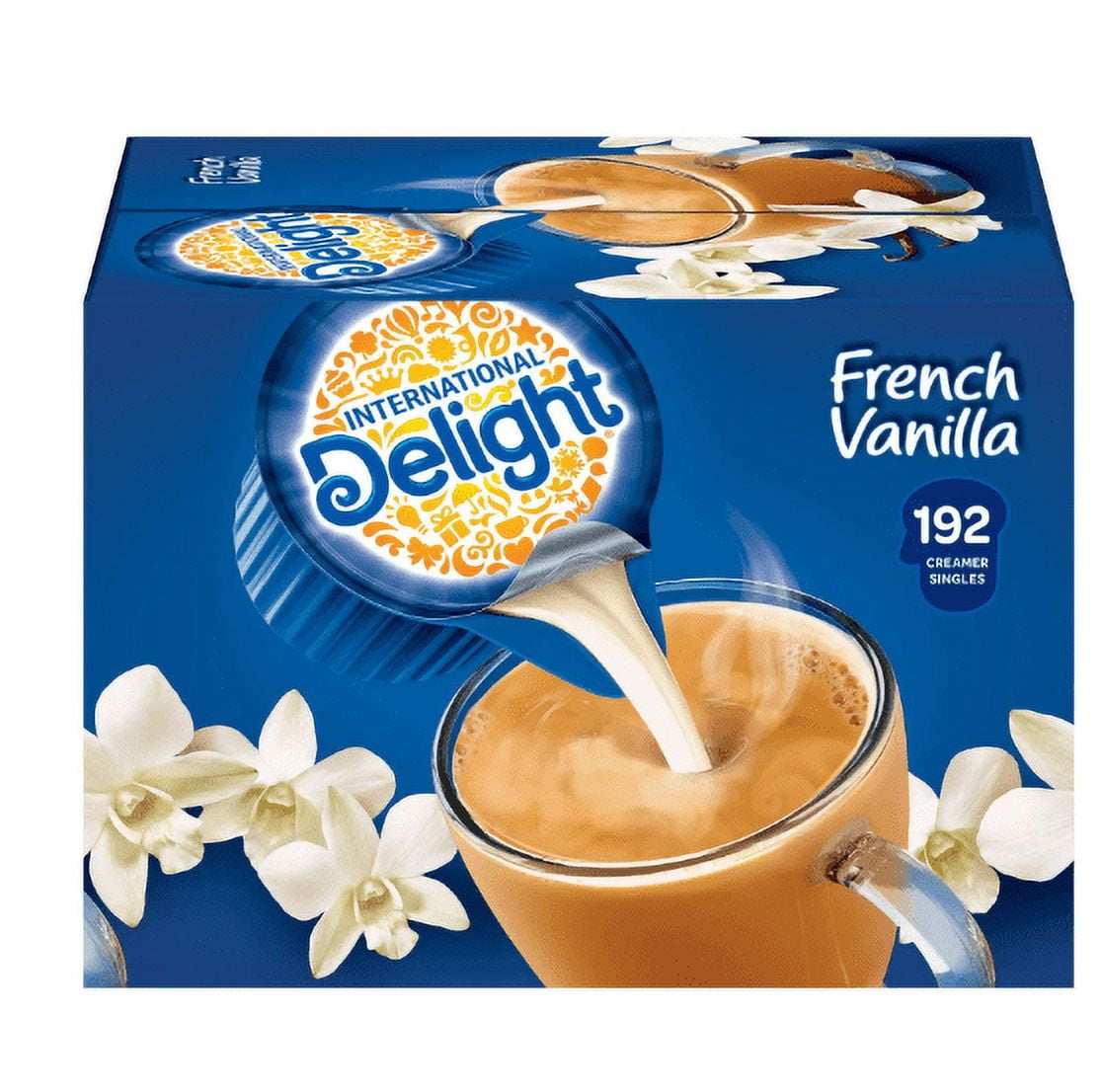 store_01K7Y07ERAX63ZXPYPB032PK4M2Fassets2F96253ae0-41fd-44a7-868b-85a46ef207e6.jpeg International Delight Coffee Creamer Singles, French Vanilla, 192 Count - Image 1